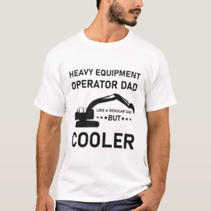 Bulldozer für den Vater schwerer Geräte T-Shirt