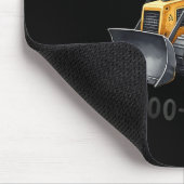 Bulldozer Halloween Bootdozer Bauwagen B Mousepad (Ecke)