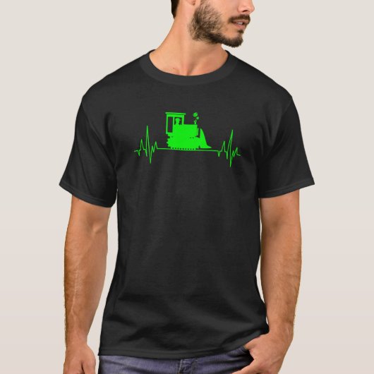 Bulldozer Heartbeat T-Shirt (Vorderseite)