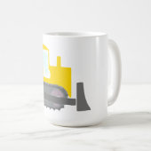 Bulldozer Kaffeetasse (VorderseiteRechts)