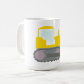 Bulldozer Kaffeetasse (Vorderseite Links)