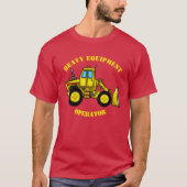Bulldozer Mens T - Shirt (Vorderseite)
