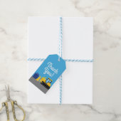 Bulldozer Niedlich Kindergeburtstag Party Construc Geschenkanhänger (Mit Garn)