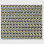 Bulldozer Niedlich Kindergeburtstag Party Construc Geschenkpapier (Flach)