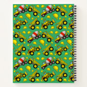 Bulldozer-Notebook Notizblock (Rückseite)