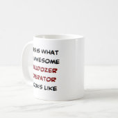 Bulldozer-Operator, phantastisch Kaffeetasse (Vorderseite Links)