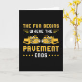 Bulldozer Pavement beendet Bauarbeiter Karte (Gelbe Blume)