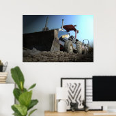 Bulldozer Poster (Heimbüro)