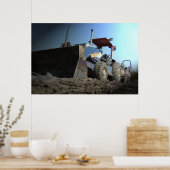 Bulldozer Poster (Küche)
