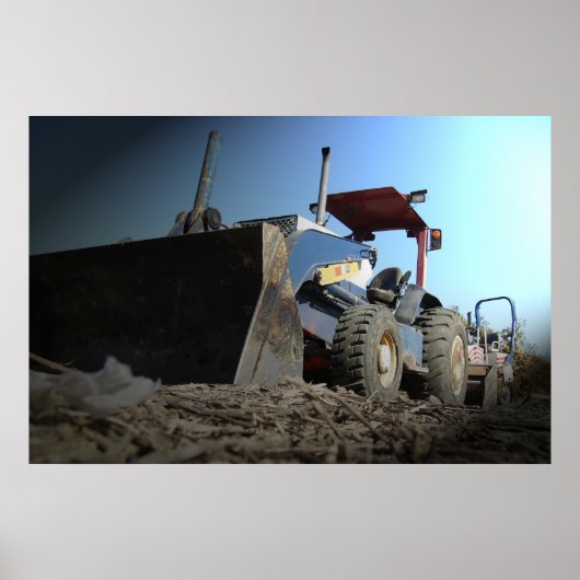 Bulldozer Poster (Vorne)