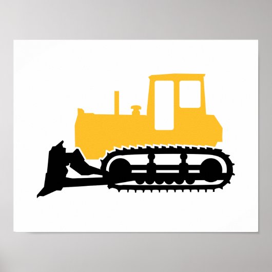 Bulldozer Poster (Vorne)