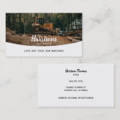 BullDozer Slogans Business Cards Visitenkarte (Vorne/Hinten)
