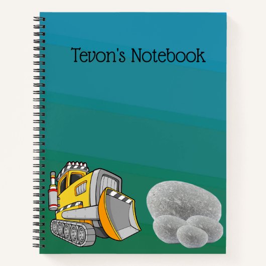 Bulldozer-Sonderheft Notizblock (Vorderseite)