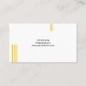 Bulldozer Weiße Konstruktionsausrüstung Visitenkarte (Rückseite)