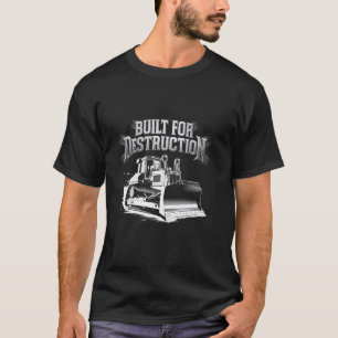 Bulldozerfahrer Bauarbeiter Erdbewegungsmaschine T-Shirt