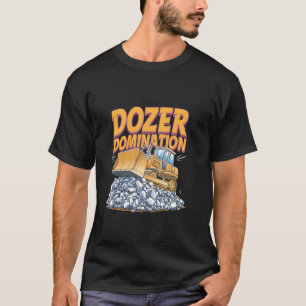 Bulldozerfahrer Bauarbeiter Erdbewegungsmaschine T-Shirt