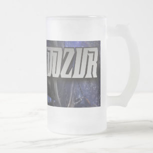 Bulldozur eisige Trankopfer-Tasse Mattglas Bierglas