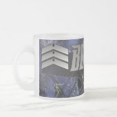 Bulldozur mattierte Kaffeetasse (Links)