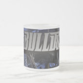 Bulldozur mattierte Kaffeetasse (Mittel)
