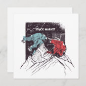 Bulle and Bear Greeting Card (Vorne/Hinten)