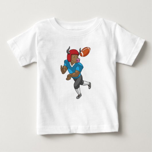 Bulle beim Fußballsport Baby T-shirt (Vorderseite)