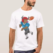 Bulle beim Fußballsport T-Shirt (Vorderseite)