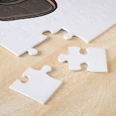 Bulle beim Sport mit Fußball und Helm Puzzle (Seite)