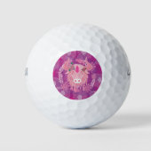 Bulle Blume des Lebens Golfball (Vorderseite)