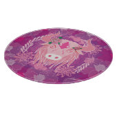 Bulle Blume des Lebens Schneidebrett (Ecke)