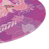 Bulle Blume des Lebens Schneidebrett (Ecke)