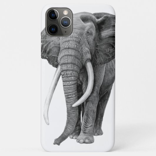 Bulle Elefant - Zeichnend im Stift Case-Mate iPhone Hülle (Rückseite)