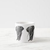 Bulle Elefant - Zeichnend im Stift Espressotasse (Vorderseite)