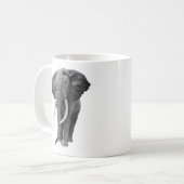Bulle Elefant - Zeichnend im Stift Kaffeetasse (Vorderseite Links)