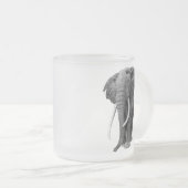 Bulle Elefant - Zeichnend im Stift Mattglastasse (VorderseiteRechts)
