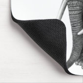 Bulle Elefant - Zeichnend im Stift Mousepad (Ecke)