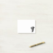 Bulle Elefant - Zeichnend im Stift Post-it Klebezettel (Auf Schreibtisch)