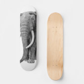 Bulle Elefant - Zeichnend im Stift Skateboard (Vorderseite)