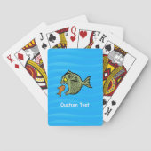 Bulle Fische spielen Karten Spielkarten (Rückseite)