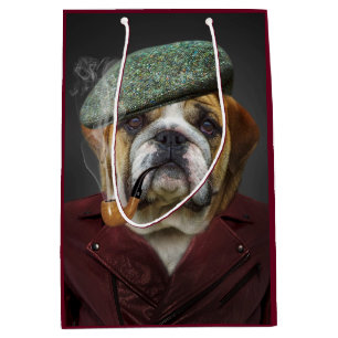 Bulle Hund mit Deckel und Rohr Mittlere Geschenktüte