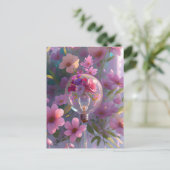 Bulle in Blume, Postüberquerung Postkarte (Stehend Vorderseite)