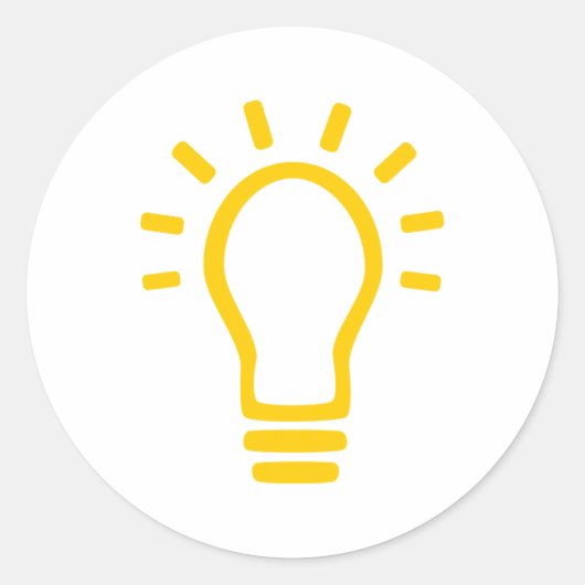 Bulle Runder Aufkleber (Vorderseite)