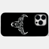 Bulle schwarz-weiß / Ox Case-Mate iPhone Hülle (Rückseite (Horizontal))