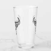 Bulle schwarz-weiß / Ox Glas (Rechts)