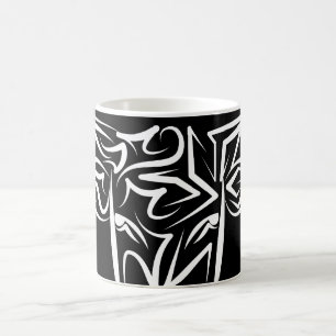 Bulle schwarz-weiß / Ox Kaffeetasse