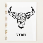 Bulle schwarz-weiß / Ox Planer (Vorderseite)