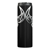 Bulle schwarz-weiß / Ox Thermosbecher (Rückseite)