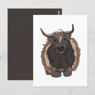 Bulle Vieh Bulle Postkarte