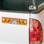Bullen an Bord orange Autoaufkleber (Auf Lkw)
