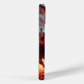 Bullen, die sich durch eine zwielichtige Landschaf Case-Mate iPhone Hülle (Rückseite / Rechts)