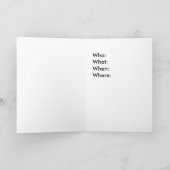 Bullen in einem China-Shop Karte (Innenseite)